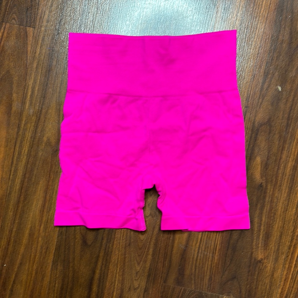 Hot Pink Seamless Hustle Shorts